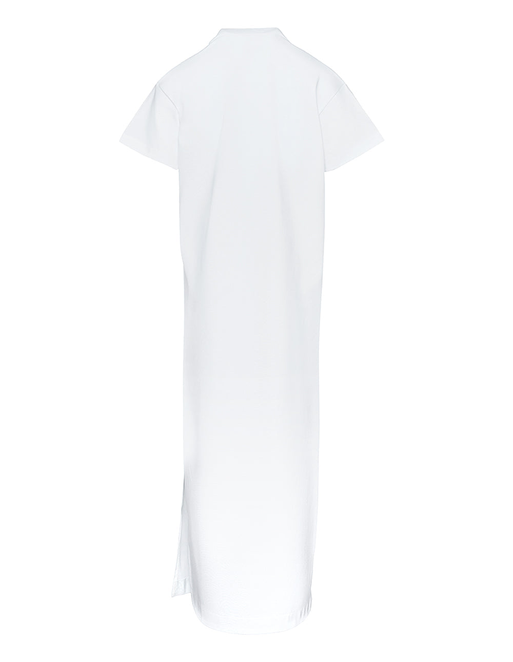 Sacai Cotton Jersey Dress White 2