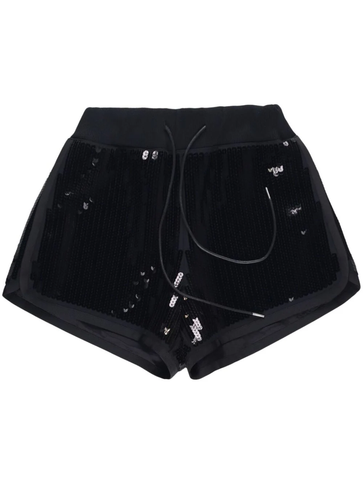 Sacai-Spangle-Embroidery-Shorts-Black-1