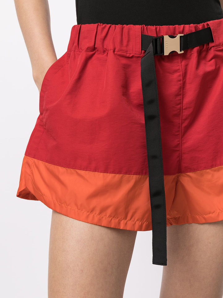 Sacai Trackshorts Red 5