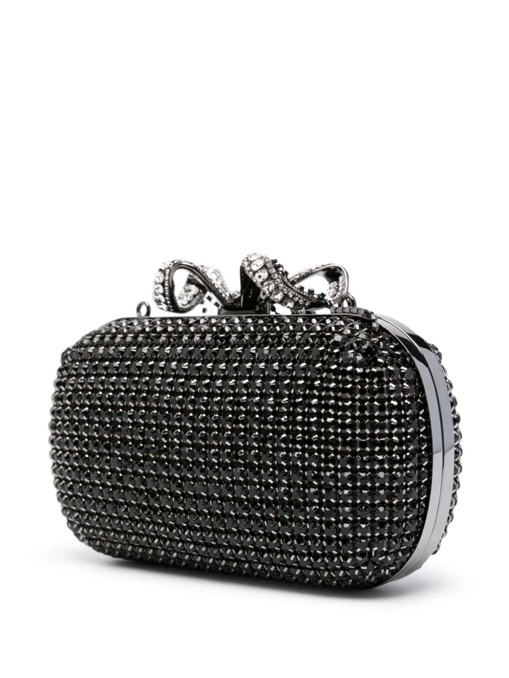 Self-Portrait-Black-Chainmail-Clutch-Bag-Black-3