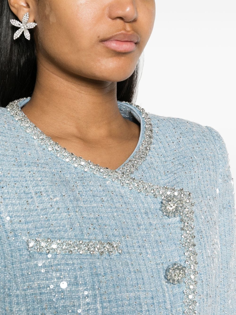 Self-Portrait-Blue-Sequin-Boucle-Cropped-Jacket-Blue-5