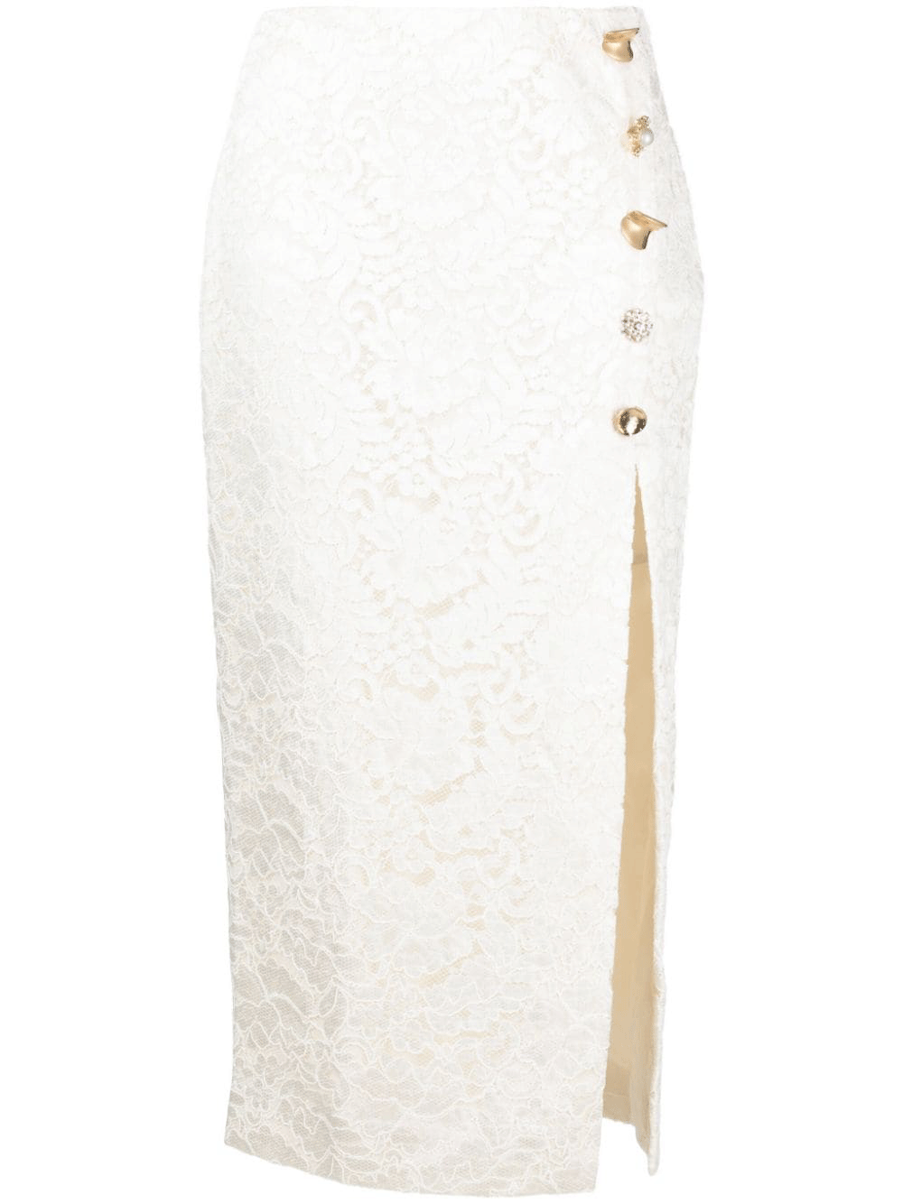 Self-Portrait-Cream-Cord-Lace-Midi-Skirt-White-1