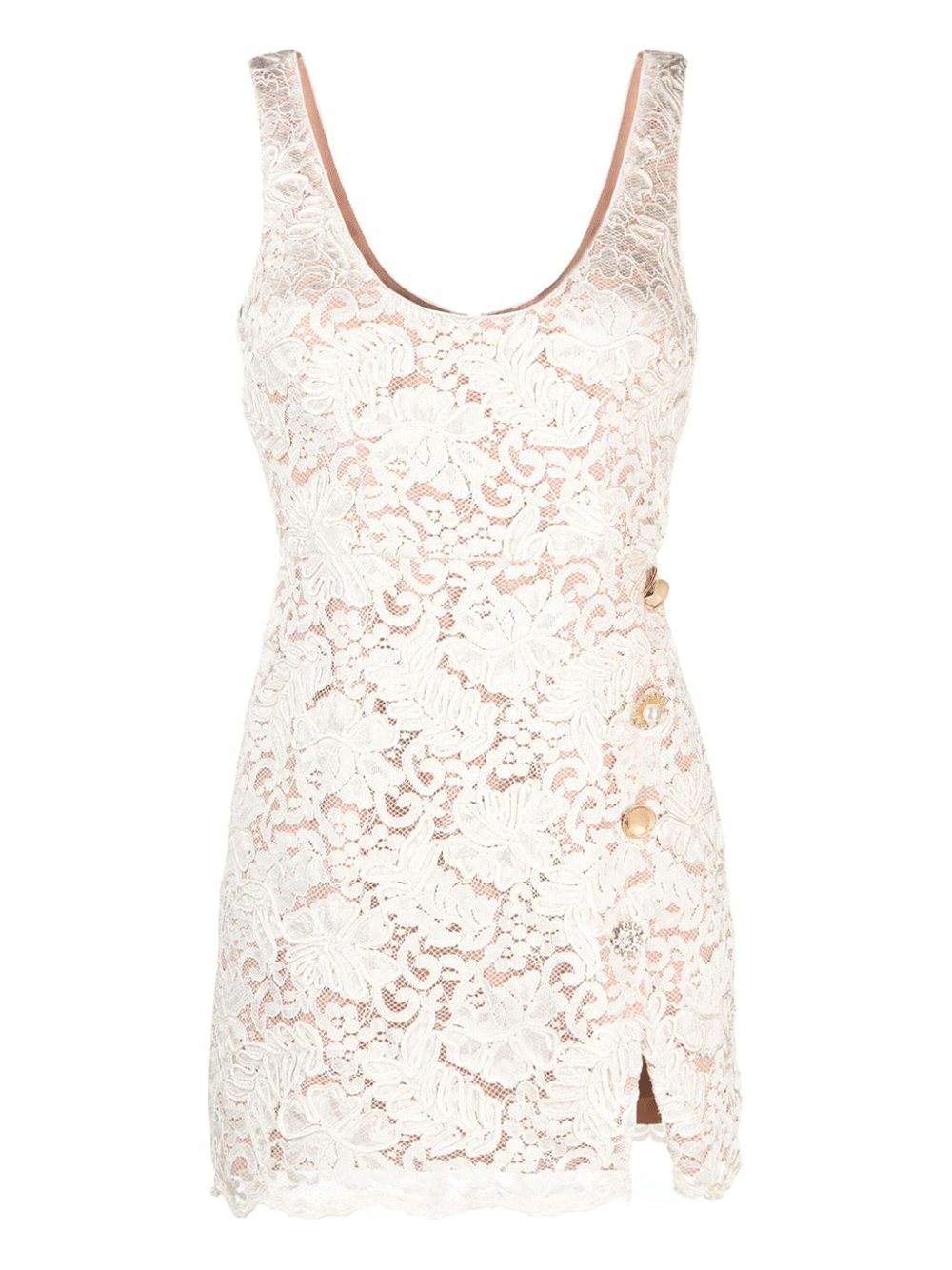 Self-Portrait-Cream-Cord-Lace-Mini-Dress-White-1