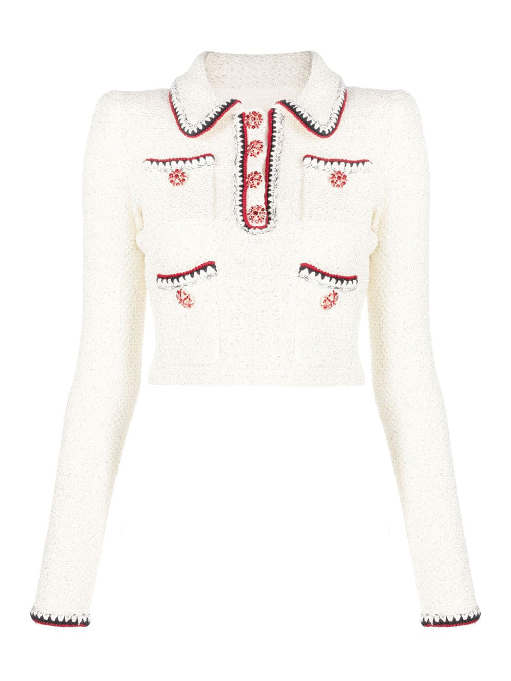 Self-Portrait-Cream-Sequin-Knit-Top-With-Collar-Cream-1