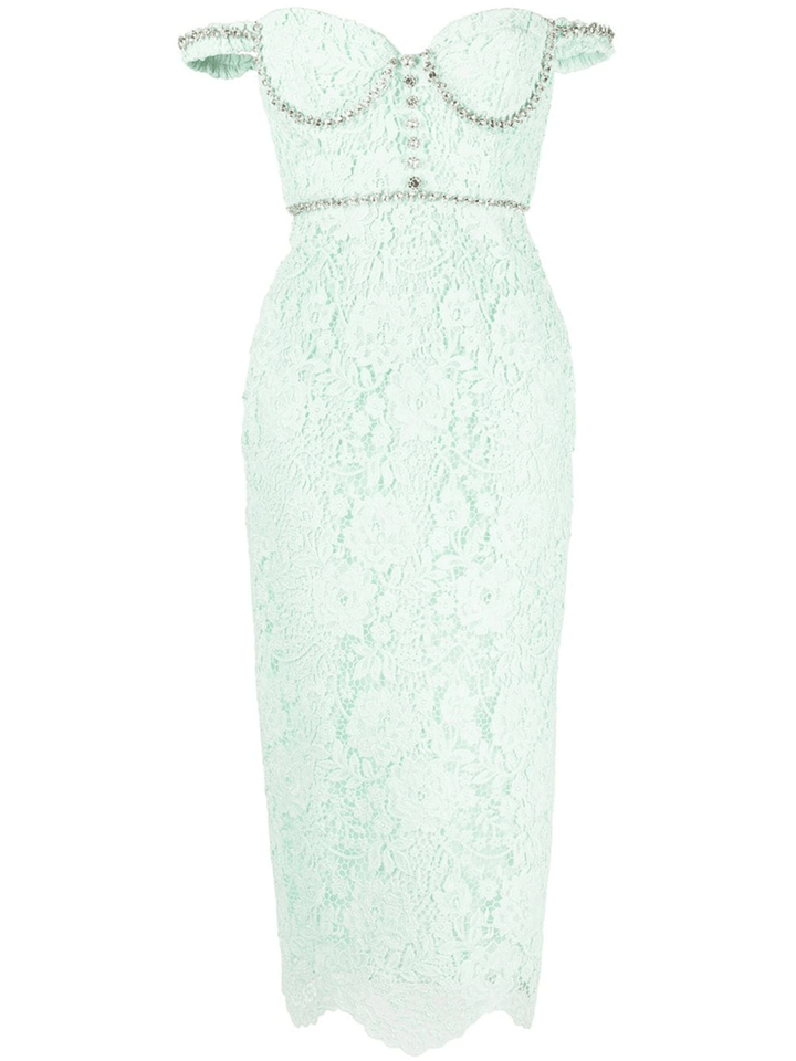 Self-Portrait-Green-Cord-Lace-Diamante-Midi-Dress-Green-1