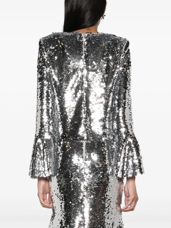 Self-Portrait-Silver-Sequin-Flared-Sleeve-Top-Silver-3