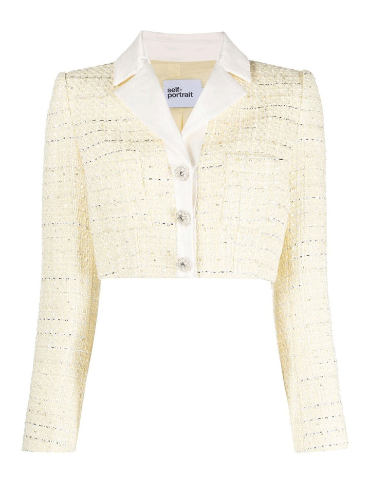 Self-Portrait-Yellow-Boucle-Cropped-Jacket-Yellow-1