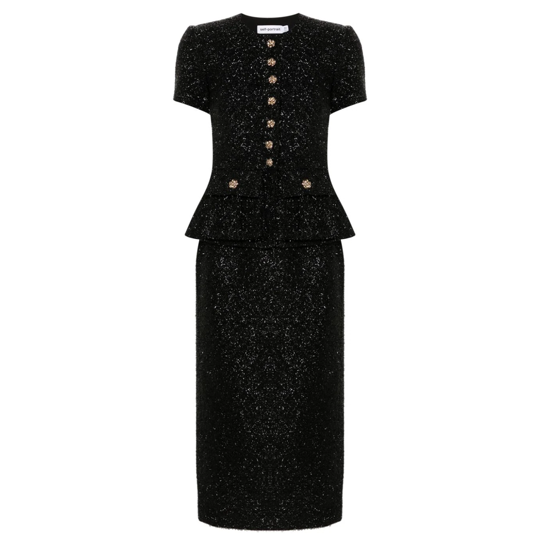 Self-Portrait_Black_Tinsel_Boucle_Tailored_Dress_Black