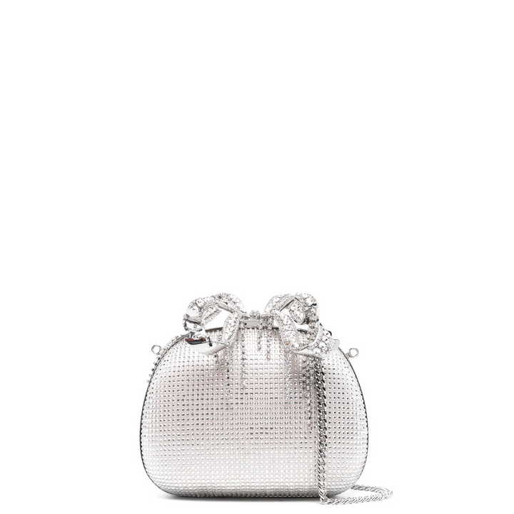 Champagne Rhinestone Clutch Bag