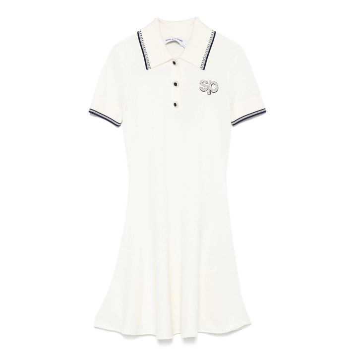 Cream Knit Sp Mini Dress