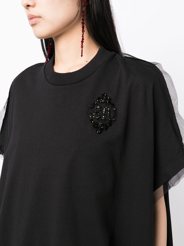 大廓形 T 卹迷你連身裙