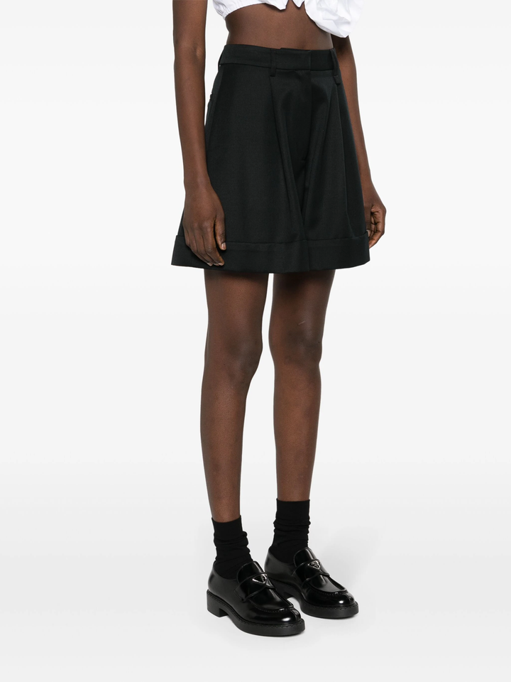 Simone-Rocha-Sculpted-Newsboy-Shorts-Black-3