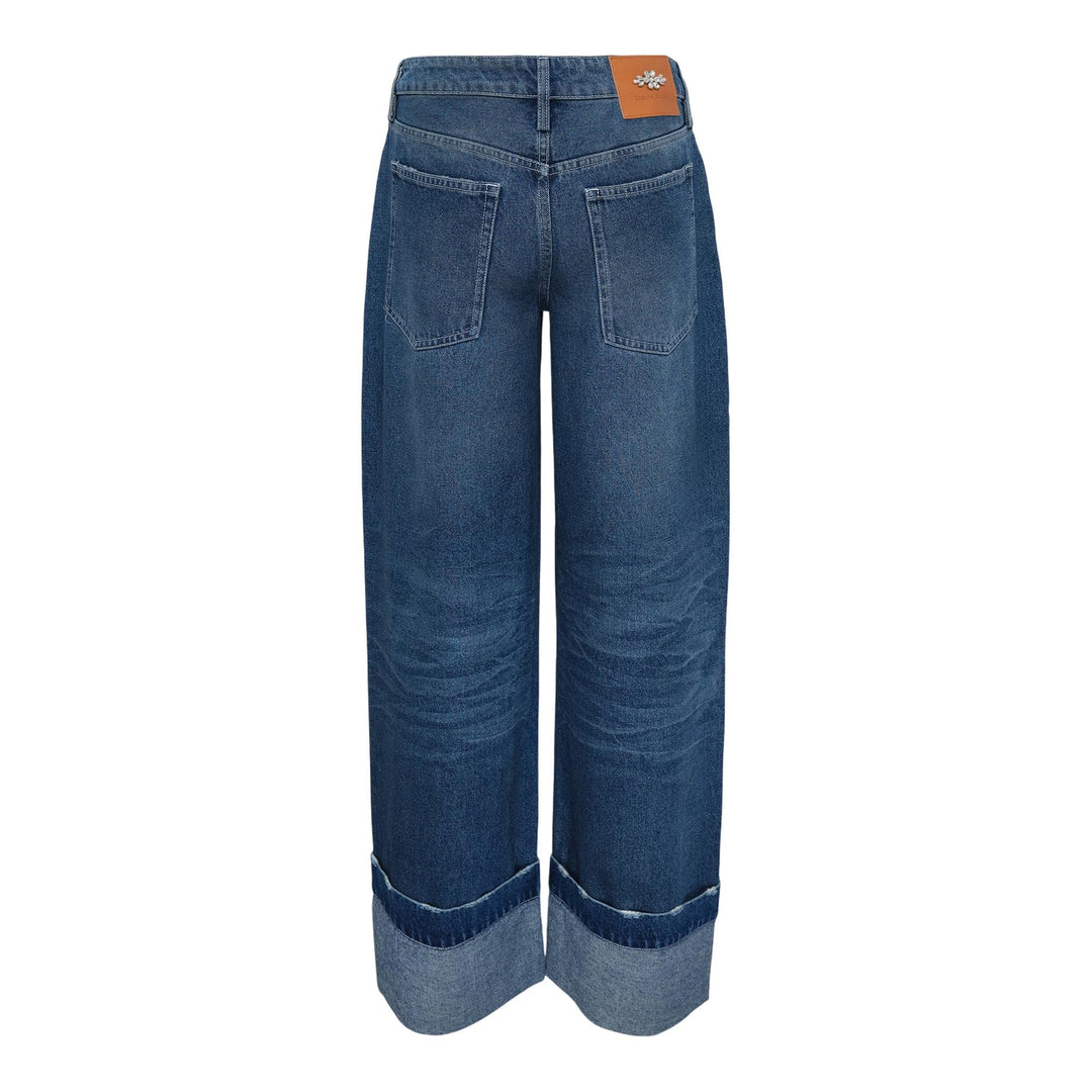 Club21 - Simone Rocha - Cropped Distressed Straight Leg Jeans - JEANS - Denim