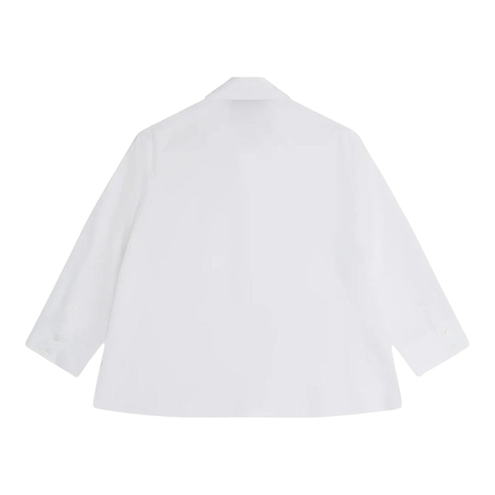 Club21 - Simone Rocha - Cropped Masculine Shirt - BLOUSES - White