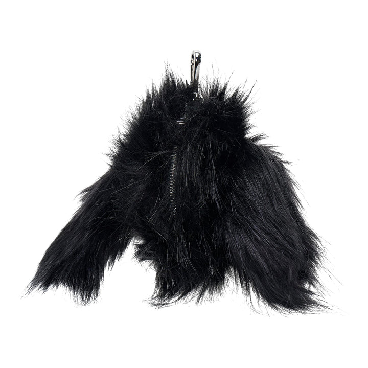 Club21 - Simone Rocha - Faux Fur Hare Coin Purse Bag Charm - COIN POUCHES - Black