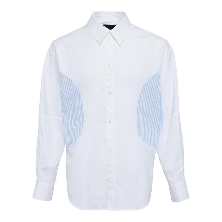 Club21 - Simone Rocha - Relaxed Patchwork Egg Shirt - SHIRTS - White