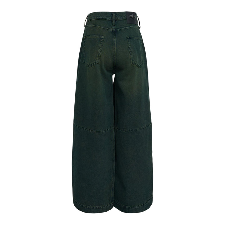 Club21 - Simone Rocha - Wide Leg Puddle Jeans - JEANS - Green