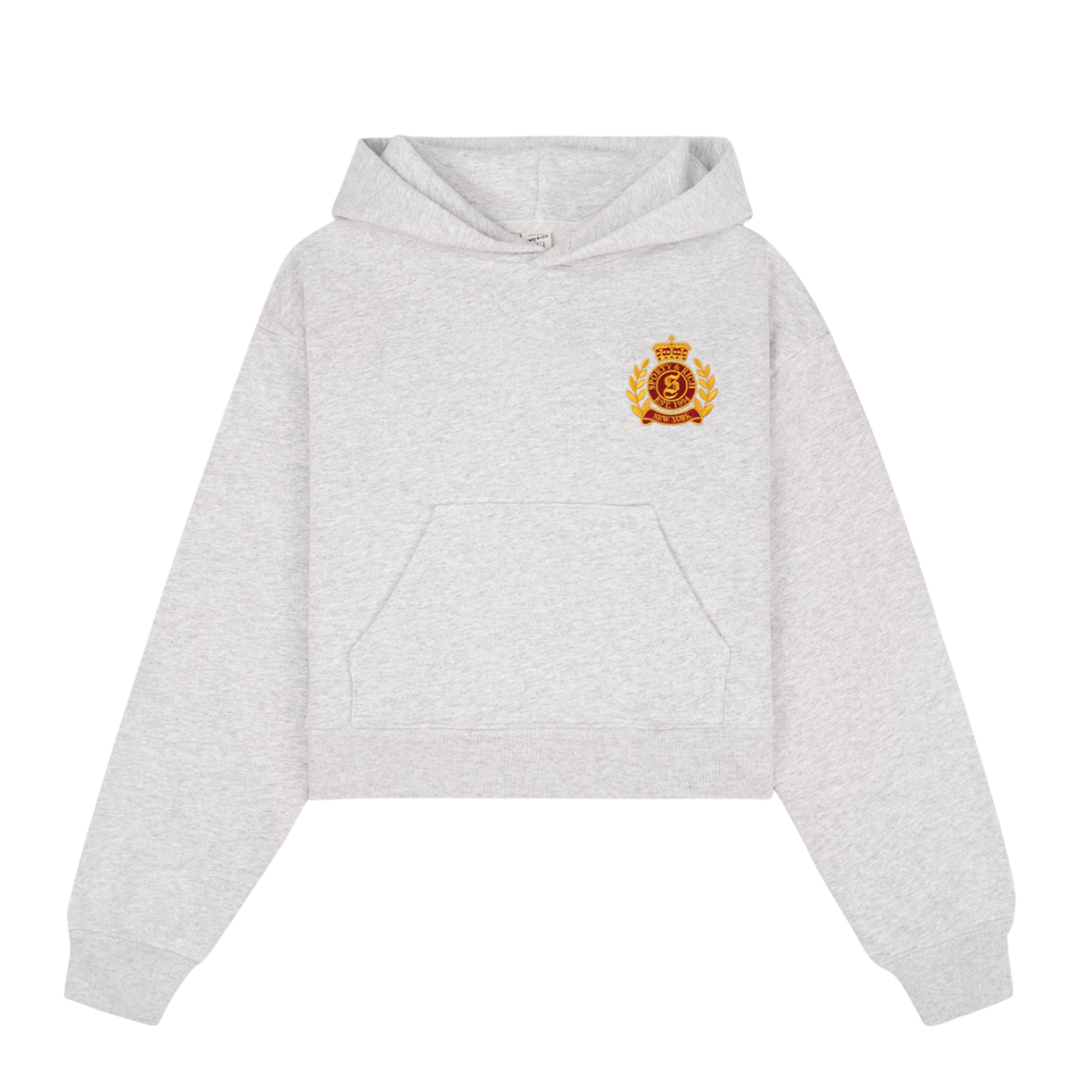 NY Crest Cropped Hoodie