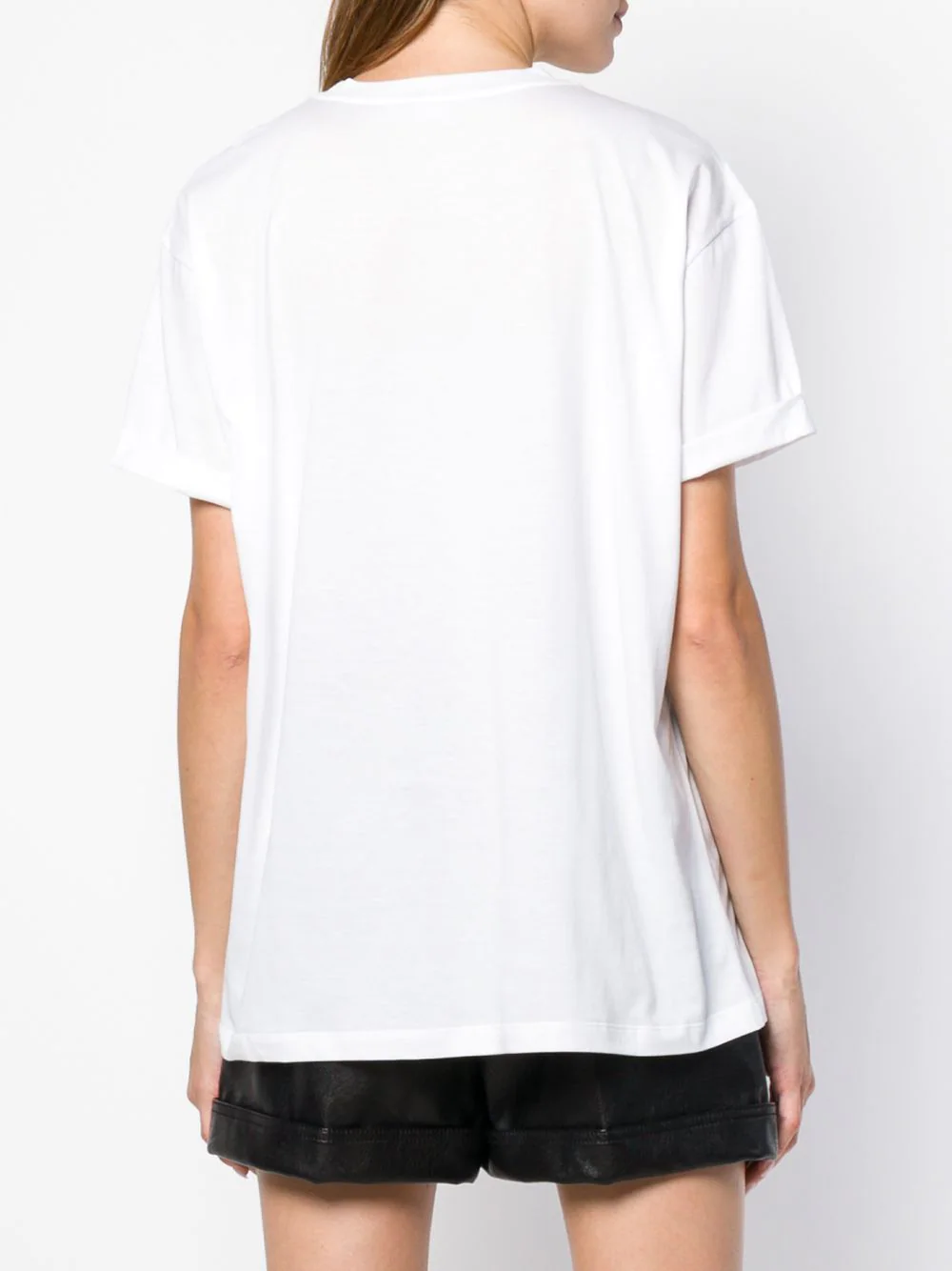 Stella McCartney Crystal Ministar Emb T-Shirt White 4