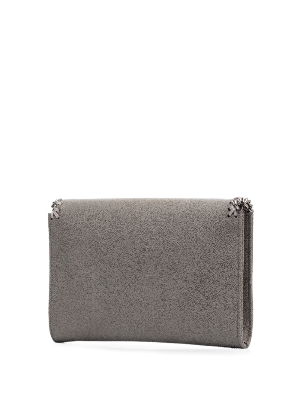 Stella McCartney Falabella Mini Shag Silver Chain Light Grey 2