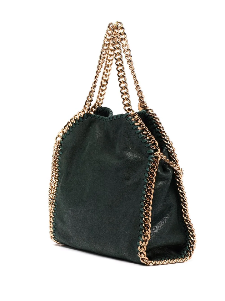 Stella McCartney Falabella Mini Tote Gold Chain Black 3