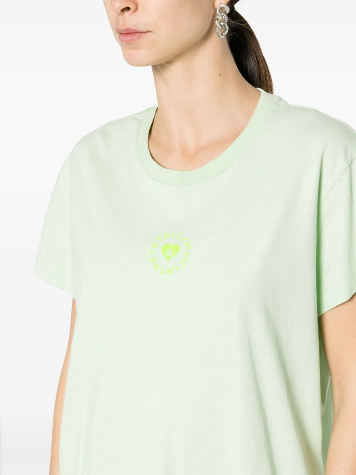 Stella-McCartney-Iconic-Mini-Heart-T-Shirt-Green-5