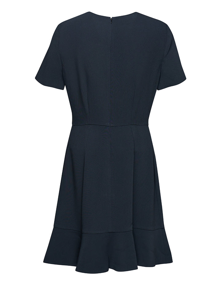 Stella McCartney Trumpet Dress With Ruffle Hem Black 2