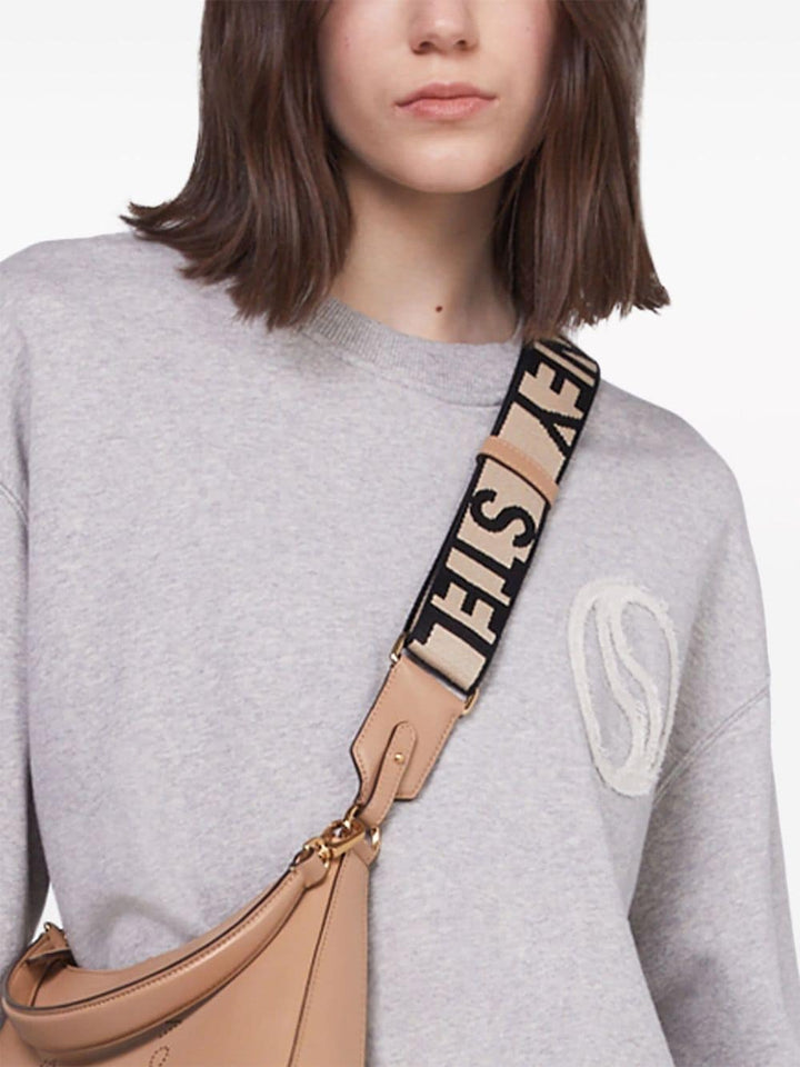 Logo Patch Cropped Sweatshirt