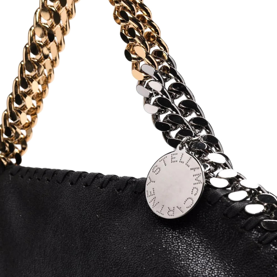 Stella McCartney 3Chain Tote Eco Mix Galvanic Black 5
