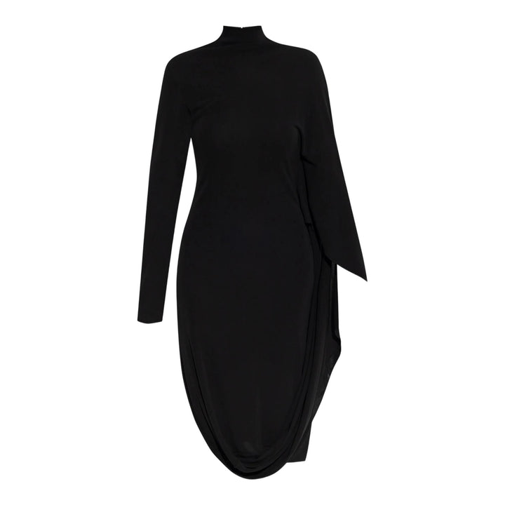 Club21 - Stella McCartney - Crepe Jersey Cape Dress - WOVEN DRESSES - Black