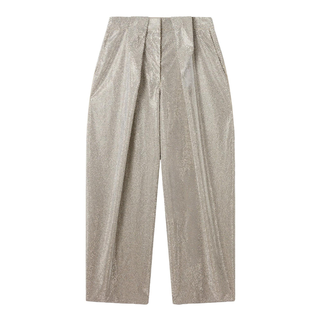 Club21 - Stella McCartney - Crystal Hotfix Balloon Trouser - PANTS - Khaki