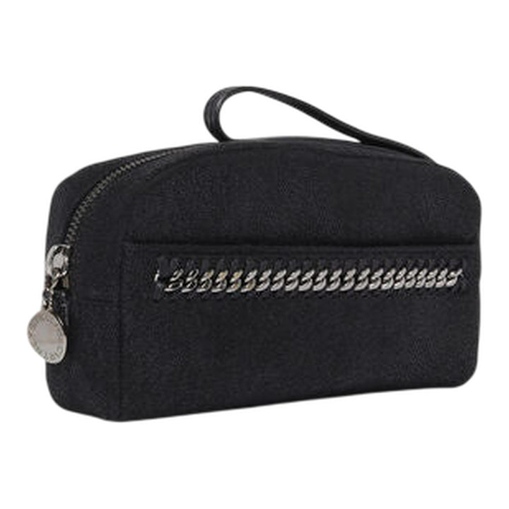 Club21 - Stella McCartney - Falabella Cosmetic Case Eco Shaggy Deer - POUCHES - Black