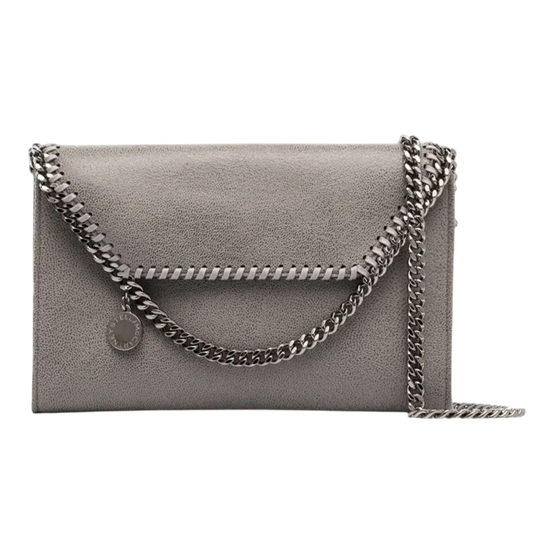 Club21 - Stella McCartney - Falabella Mini Shag Silver Chain - CROSS BODY - Light Grey