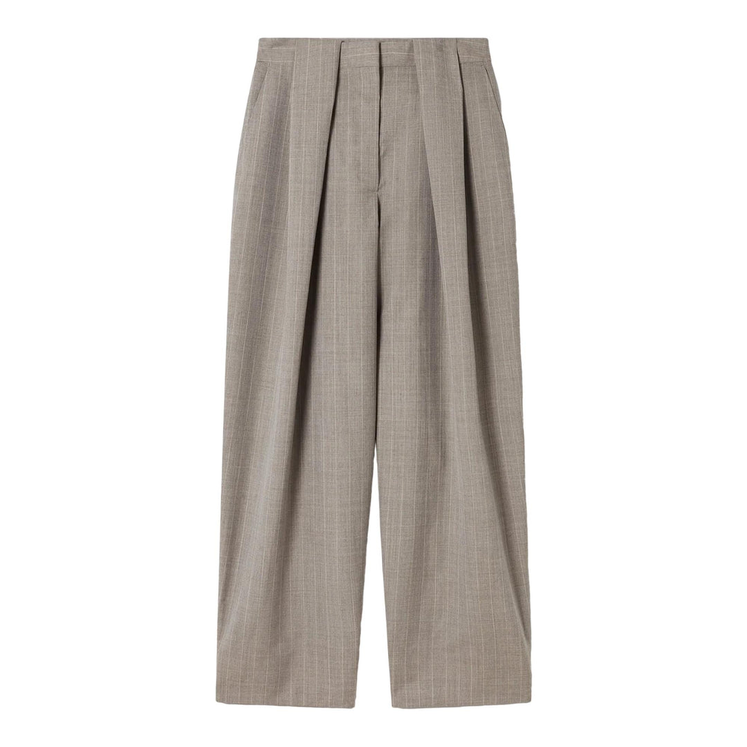 Club21 - Stella McCartney - Melange Stripe Balloon Trouser - PANTS - Grey