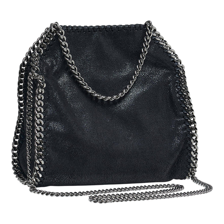 Stella McCartney Mini Eco Shaggy Deer Tote Black 2