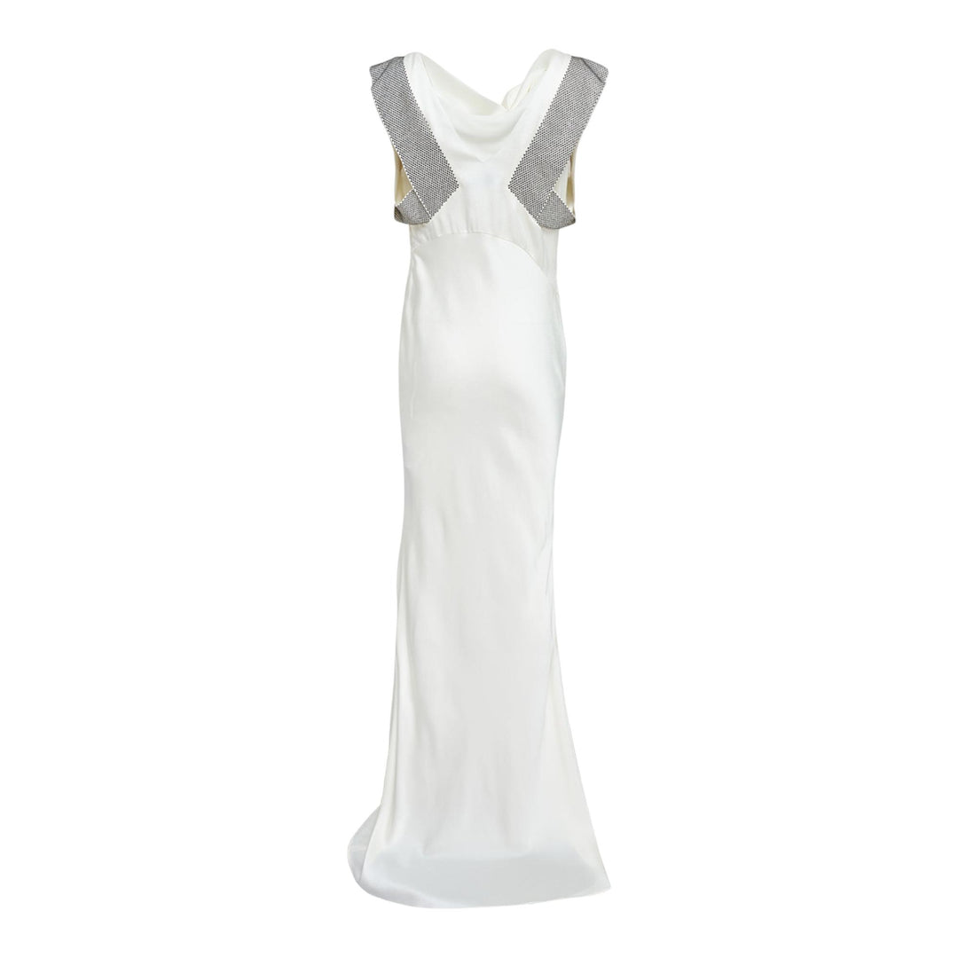 Club21 - Stella McCartney - Satin Hotfix Gown - GOWNS - Off-White