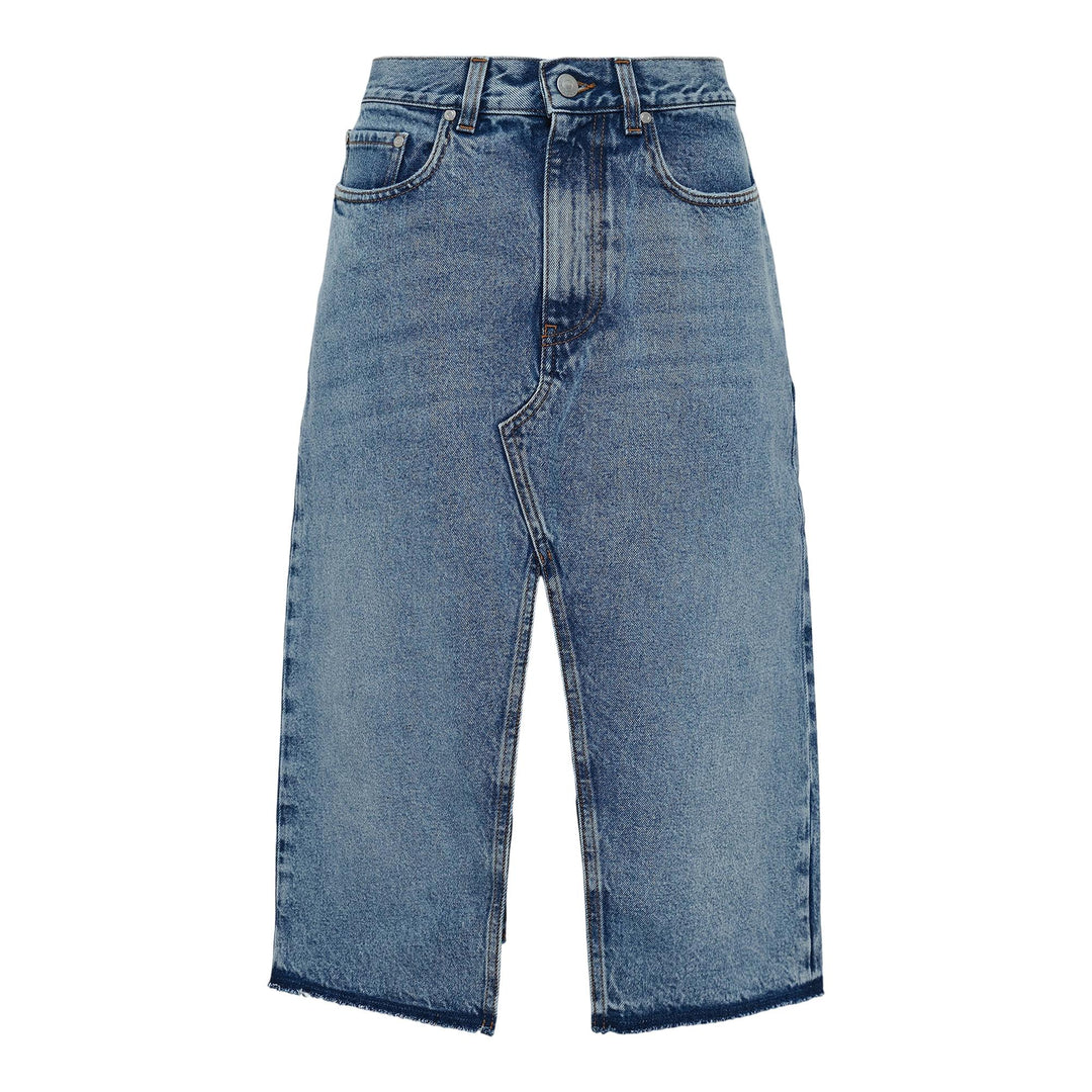 Club21 - Stella McCartney - Vintage Blue Denim Midi Skirt - SKIRTS - Denim