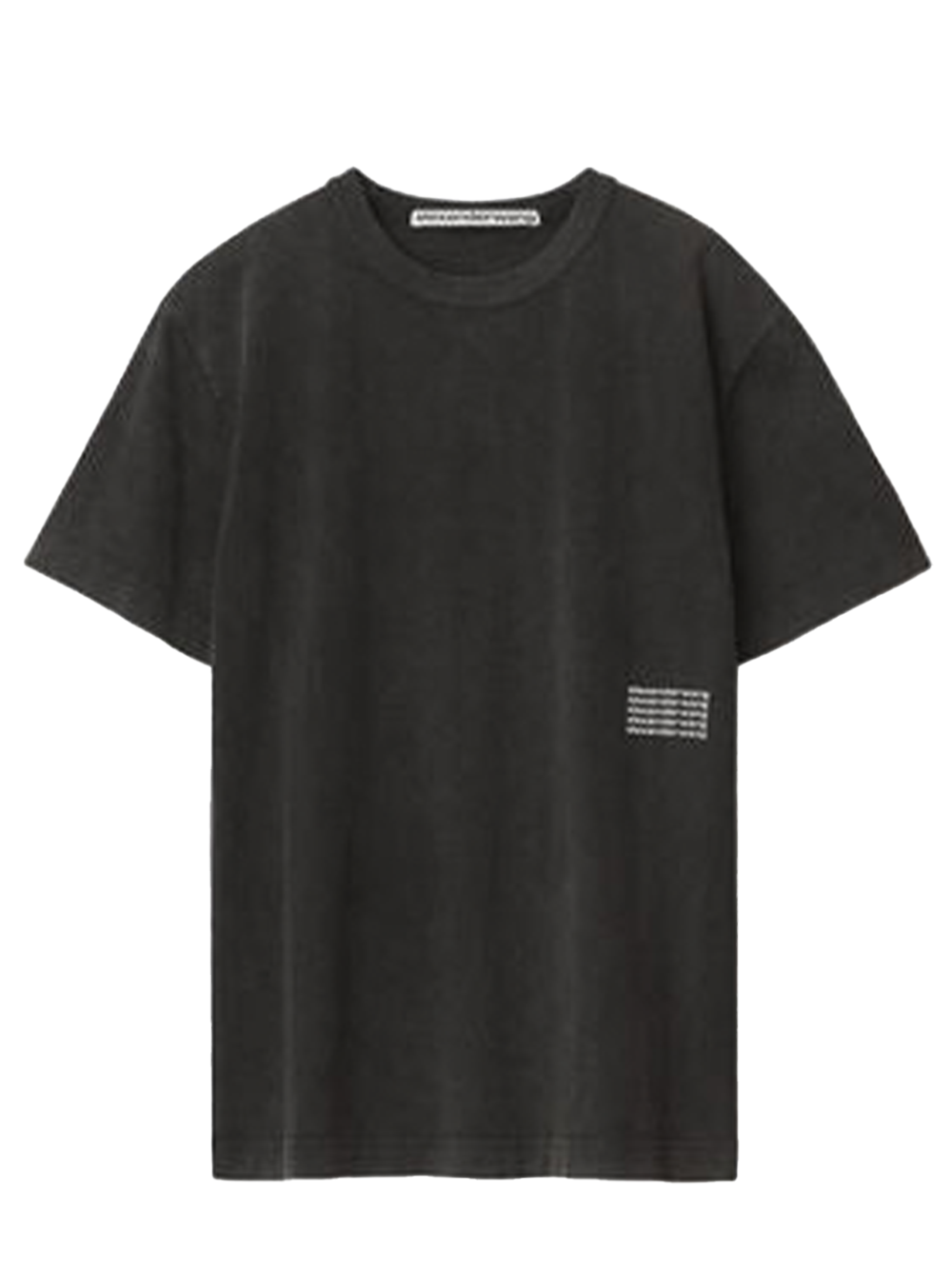 T By Alexander Wang Dtc High Twist Tee Black 1