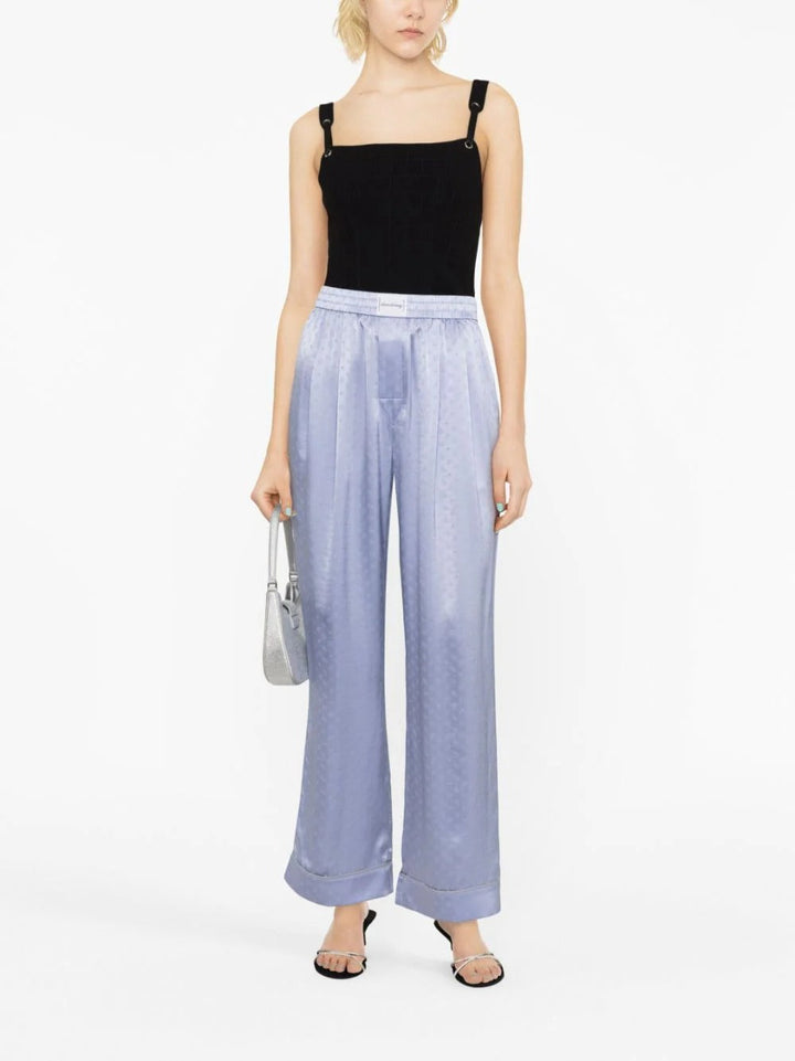 T By Alexander Wang Pajama Pant Blue 2