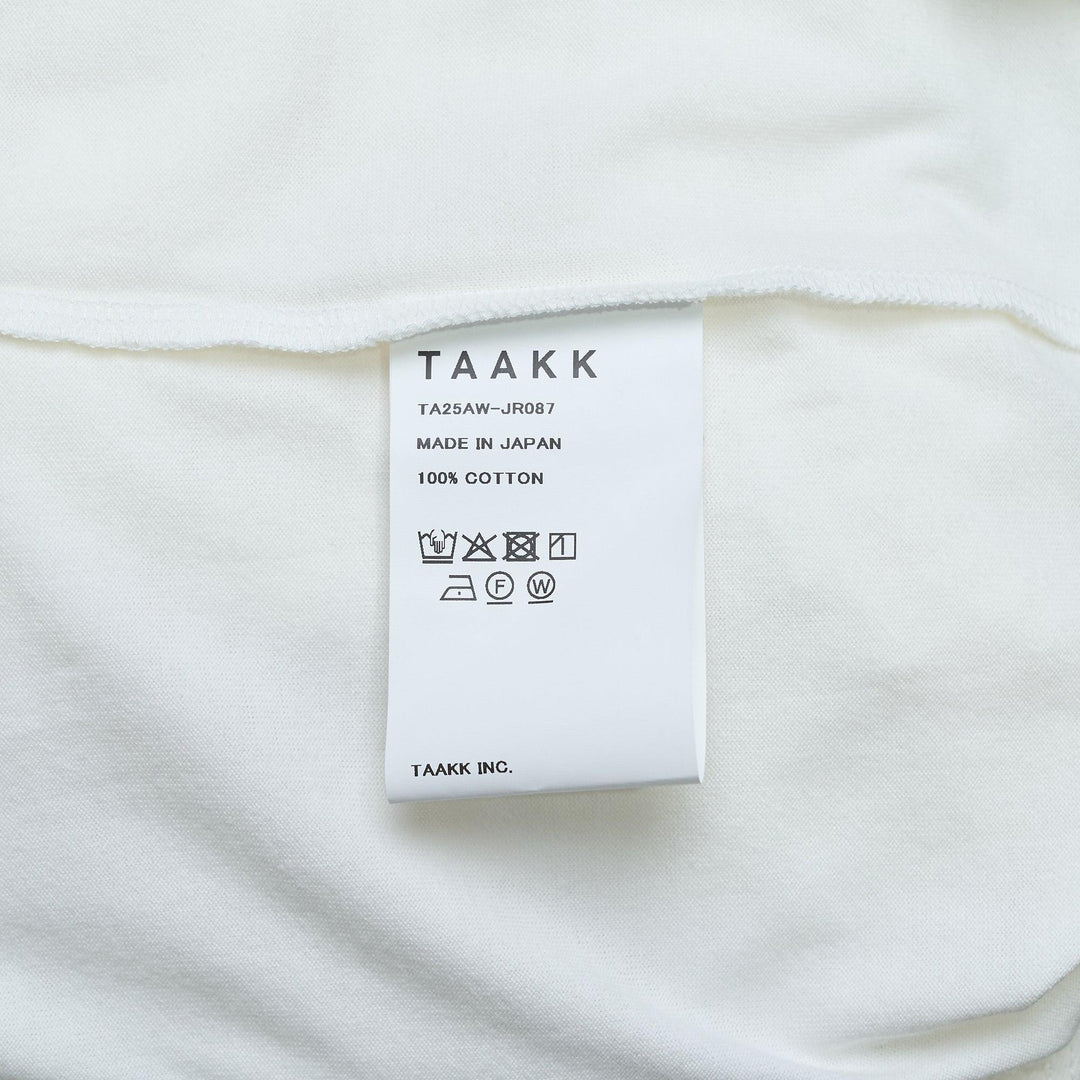 Club21 - TAAKK - Tape Embroidery Jersey Tee - TEES - White