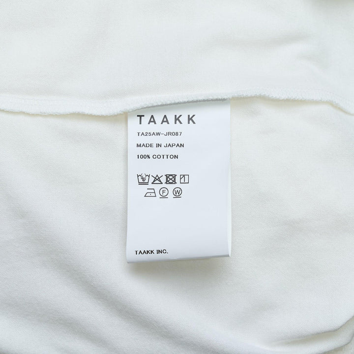 Club21 - TAAKK - Tape Embroidery Jersey Tee - TEES - White