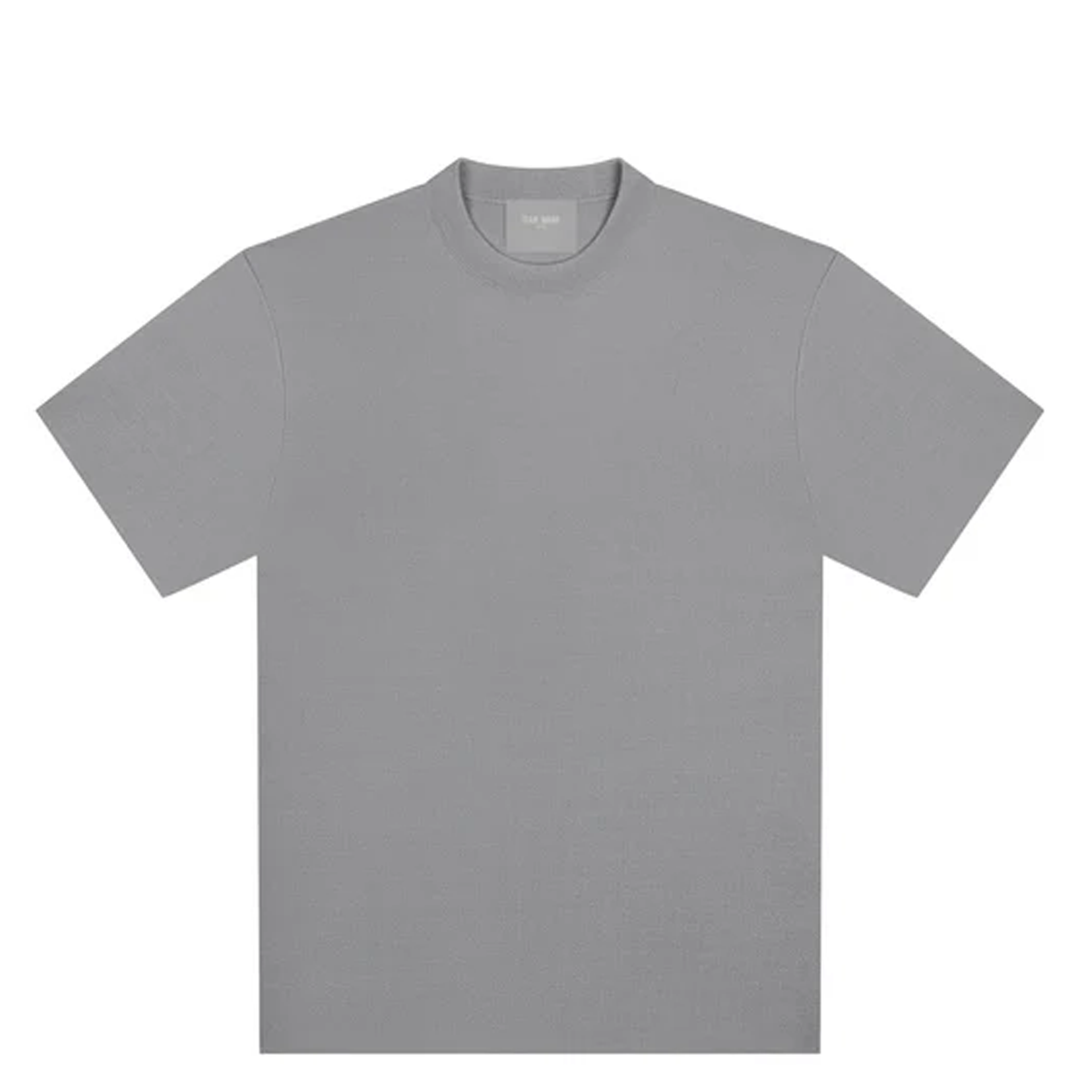 TEAMWANGdesignISEETHELIGHTS_KnittedShort-SleeveT-Shirt_Grey