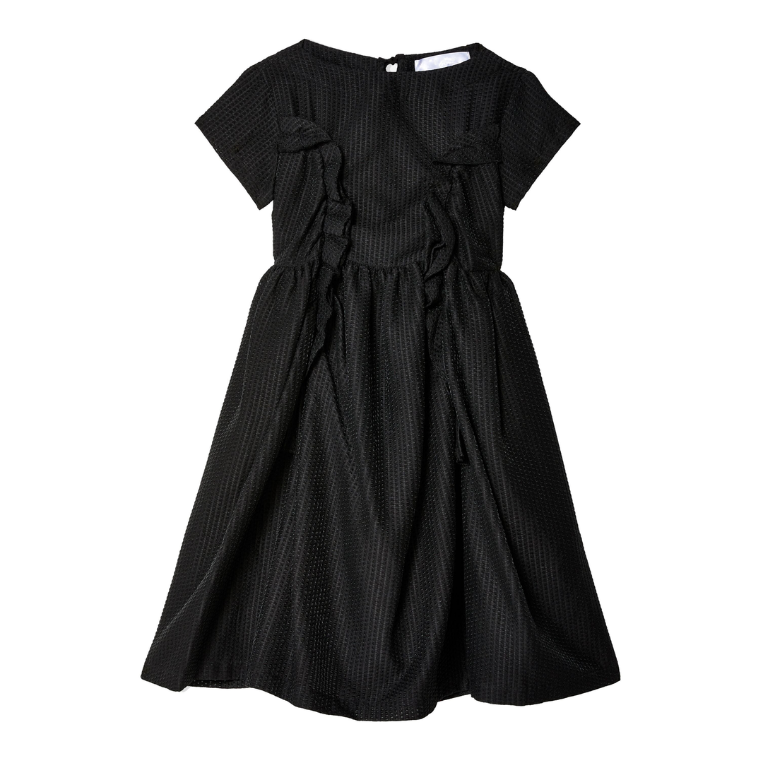 Cotton Nylon Jacquard Dress