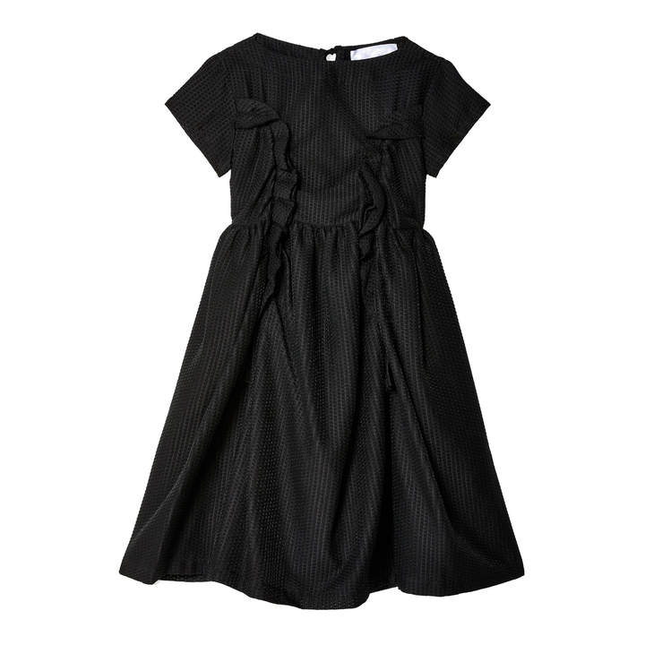 Cotton Nylon Jacquard Dress