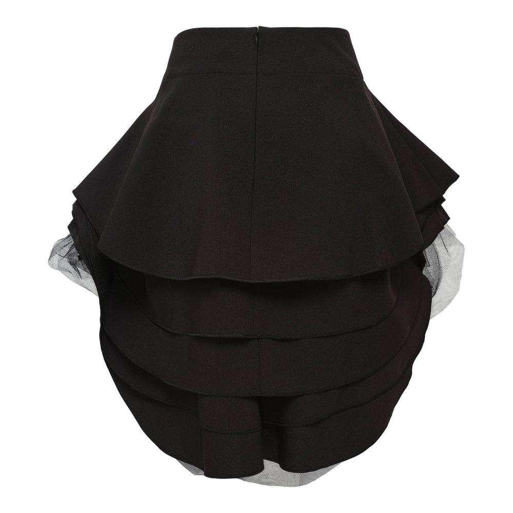 Club21 - Tao - Polyester Tropical Nylon Tulle Skirt - SKIRTS - Black
