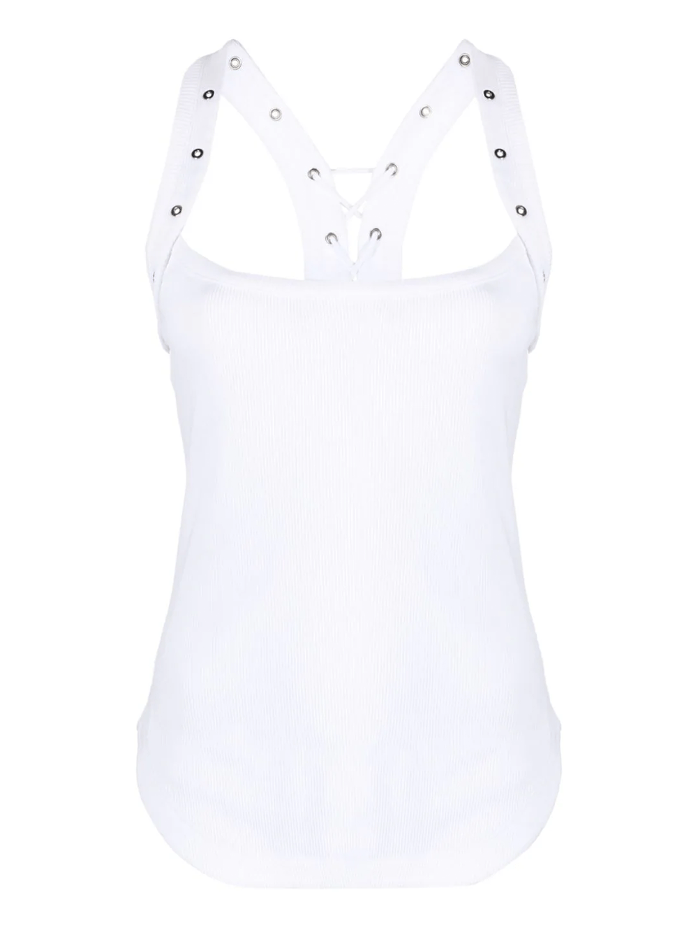 The-Attico-Lace-Up-Cross-Back-Tank-Top-White-1