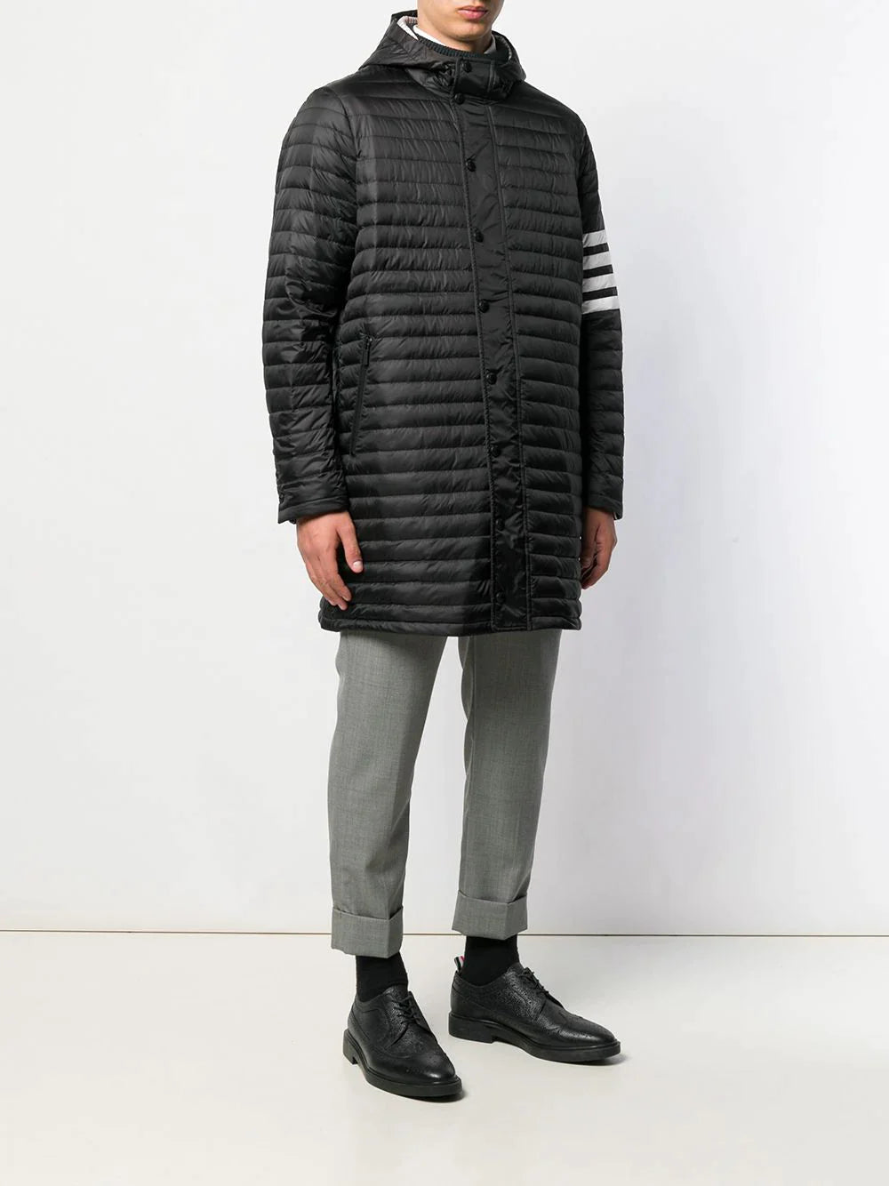 Thom-Browne-4-Bar-Stripe-Downfill-Quilted-Coat-Black-3