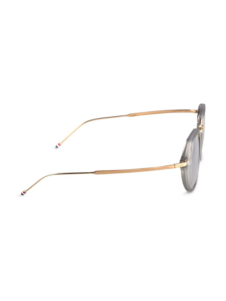 Thom-Browne-Acetate-And-Titanium-Round-Eyeglasses-Light-Grey-2