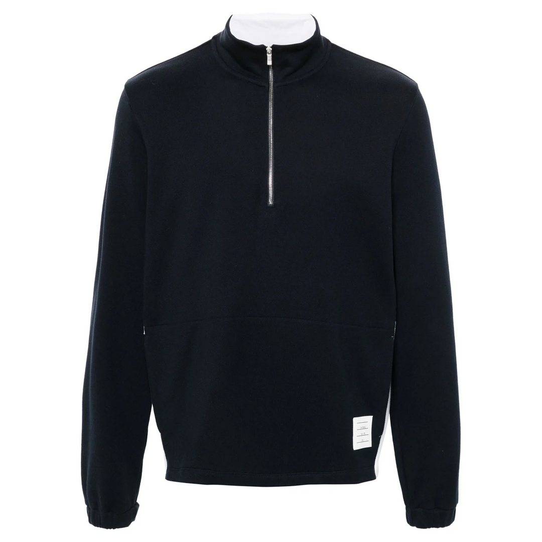 Classic 4-Bar Jersey Half Zip Pullover Men