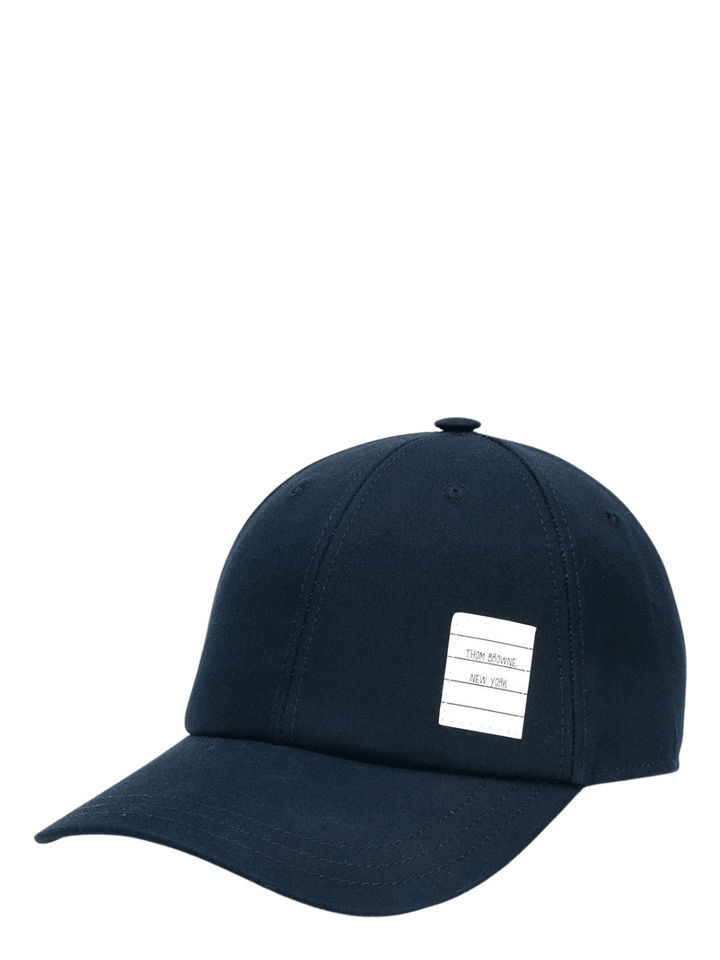 Thom-Browne-Classic-6-Panel-Baseball-Cap-Navy-1